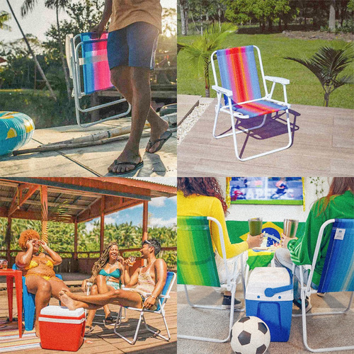 Silla reclinable Mor, aluminio, colores surtidos - 2104