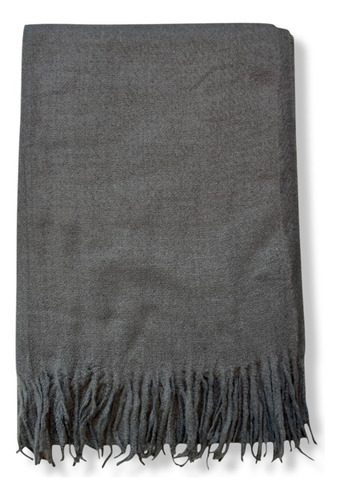 Bufandon Bufanda Maxi Nube Grande Amplia Afelpada Abrigo 25 Gris Oscuro Liso