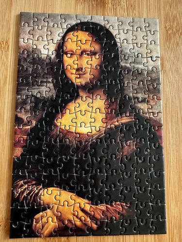 Mini Rompecabezas En Tubo La Mona Lisa 150 Pzas