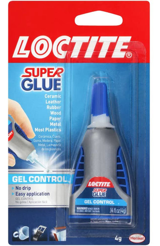 Loctite 234790 Super Glue Pegamento Gel Control 4 Gr