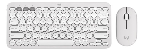 Logitech Pebble 2 Combo, Teclado E Mouse Sem Fio, Silencioso