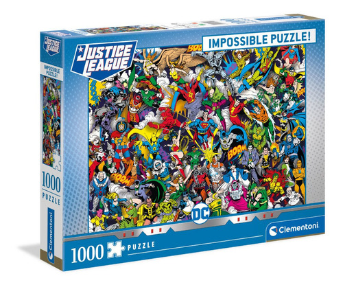 Rompecabezas 1000 Piezas Dc Comics Impossible  Collection -