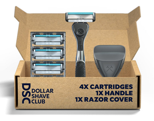 Dollar Shave Club | Kit De Afeitar De Viaje De 4 Cuchillas |