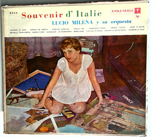 Lucio Milena Y Su Orquesta - Souvenir D Italie Lp 