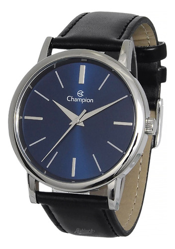 Relogio Champion CN20711F Masculino Prata e Azul