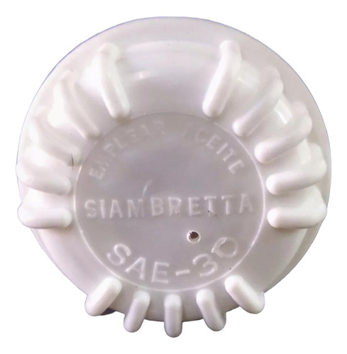 Tapa De Tanque Blanca Para Siambretta 125 Y 150