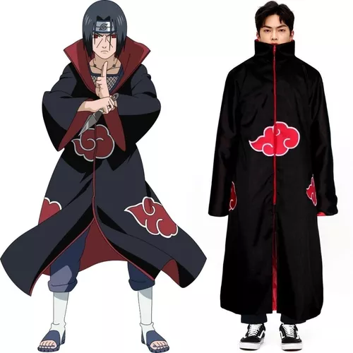 Combo Manto Akatsuki Nuvem Vermelha Naruto Shippuden Com Bandana Da Folha  Cosplay Ninja no Shoptime