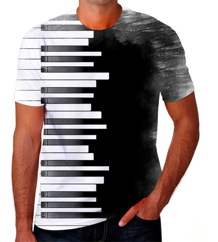 Camiseta Camisa Piano Teclado Instrumento Envio Rapido 03