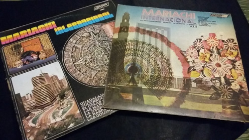 Mariachi Internacional X 2 Lp Vol 1, Vol 2 Instrumental Jazz