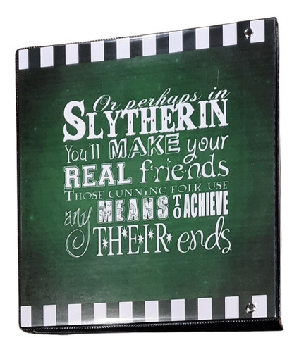 Carpeta Slytherin N3 - Harry Potter