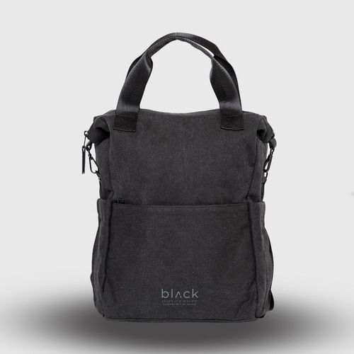 Mochila Canvas Black Black Bubba Color Negro