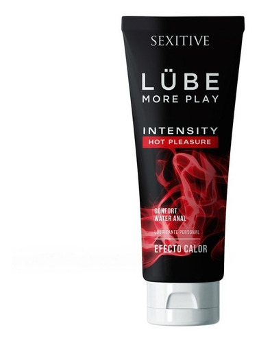 Lubricante Anal Lube Efecto Calor Pleasure Sexitive 130 Ml