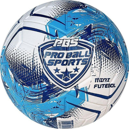 Bola De Futebol Pro Ball Mini Pvcom Pu Azul