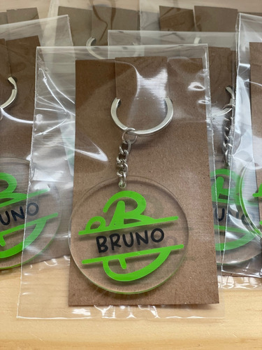 Imagen 9 de 9 de Llavero De Acrílico Personalizado - Tag - Souvenir