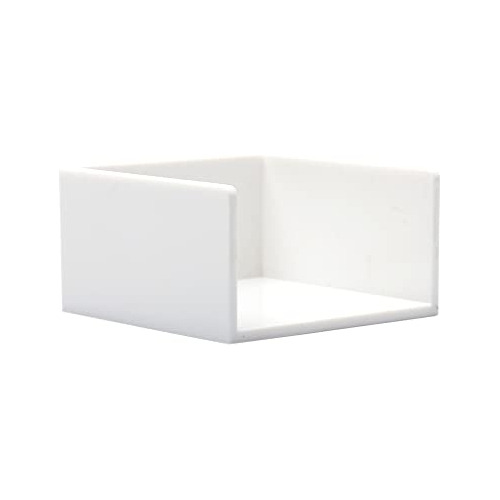 Simple Memo Holder White Self Stick Notes Cube Dispense...