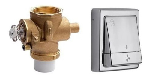 Imagen 5 de 10 de Combo Valvula Inodoro Fv 368.01 + Tapa Tecla Doble 368.04 Fv