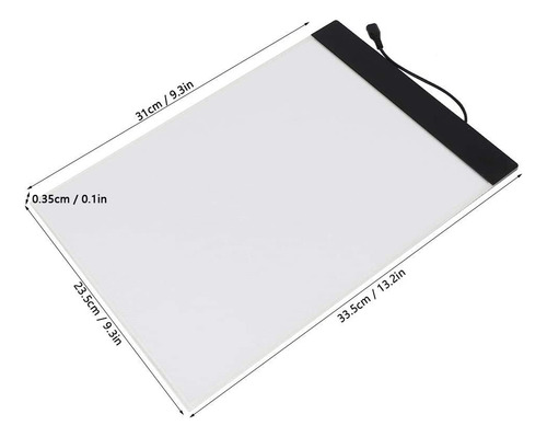Mesa De Luz Digital 33,5 X 23,5 / Tabla De Dibujo / Tatuaje