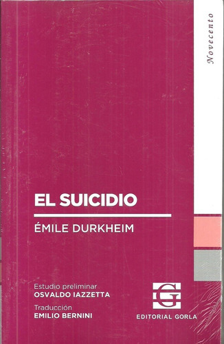 El Suicidio - Durkheim E