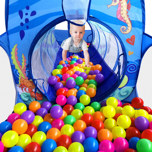 Tienda De Campaña Pigpigpen 3 En 1 Para Niños Con Túnel, Pis
