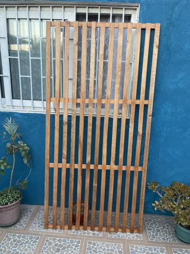 Reja De Madera Grande Con Protector