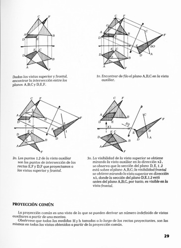 La Geometría Descriptiva Aplicada Dibujo Editorial Trillas