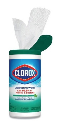 Clorox 75 Toallas Desinfectantes Fresh Scent Antibacterial