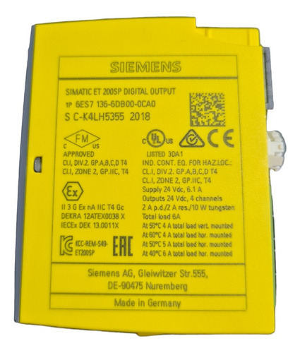 Simatic Et 200sp 4x24vdc/2a Pm