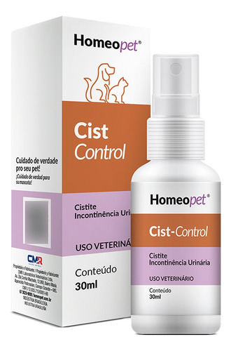 Realh Cist Control 30ml Homeopatia P/ Cães E Gatos