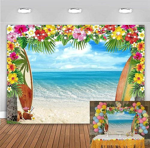 Summer Beach Backdrop Tropical Palm Trees Hawaiian 5tsmk