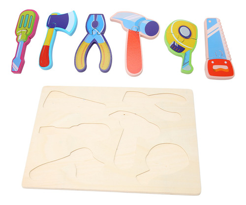 Puzles De Madera Para Niños Que Combinan Herramientas Para E
