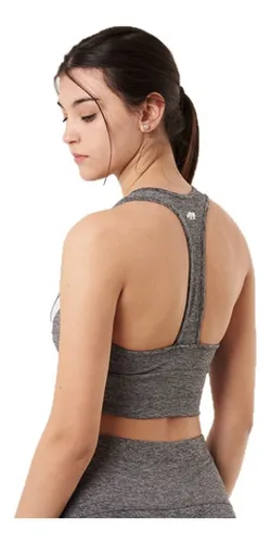 Top Deportivo Mujer Vlack Largo Hirsi Gris Topo