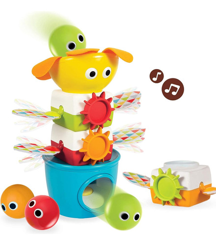 Yookidoo Juguete Apilador De Bolas Musicales Para Bebés. Col
