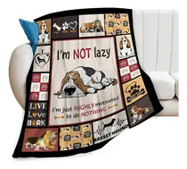 Comprar Basset Hound Manta Decoración Perro Manta Manta Super Cálida