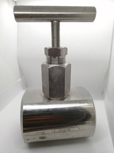 Valvula Aguja 2 Pulgadas 2,000 Psi Acero Inoxidable 316