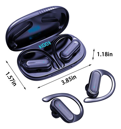 Fone De Ouvido Condutor Intra-auricular Sem Fio G, Bluetooth