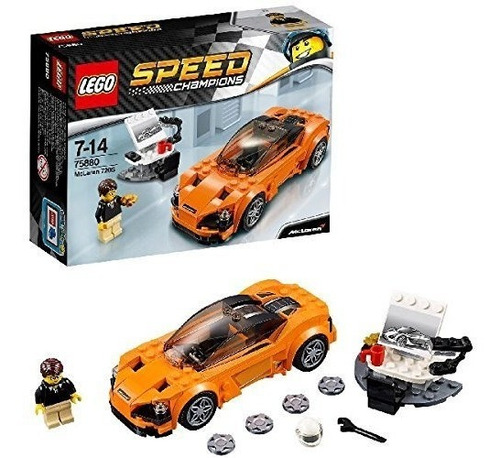 Lego 75880 Speed ??champions Mclaren 720s Building Toy, 161 
