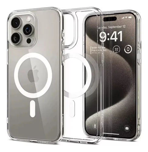 Carcasa Transparente Con Magsafe Para iPhone 16 Pro