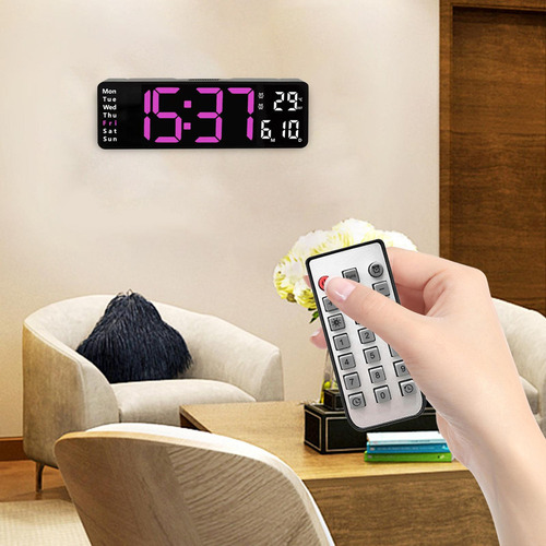 . Reloj De Pared Digital Reloj Montado En La Pared For Sala