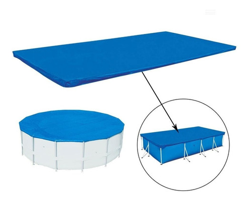 Cobertor Para Piscina Estructural Rectangular De 4,50 X 2,20