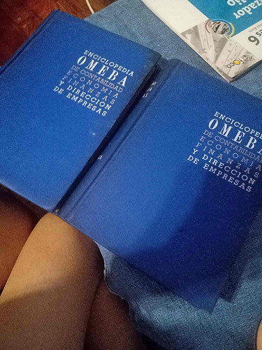 2 Tomos Enciclopedia Omeba Contabilidad Económia Finanzas 