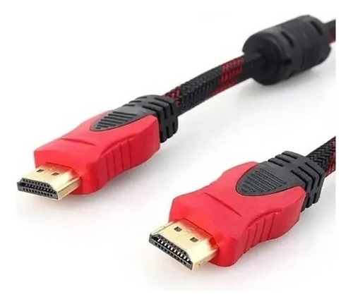 Cable Hdmi 5 Metros Full Hd Blindado, Enmallado Y Reforzado