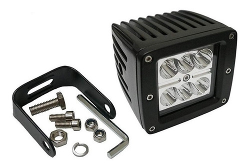 Imagen 1 de 2 de Faro Auxiliar 4 Led 20w Lupa Cdt Spot X1