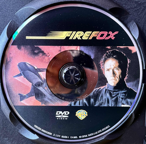 Dvd Película Firefox / Clint Eastwood. 1982. 1a Ed. Nacional (Usado)