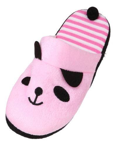 Pantuflas Shoes Lovely Home Floor Soft Stripe Para Mujer, Ta