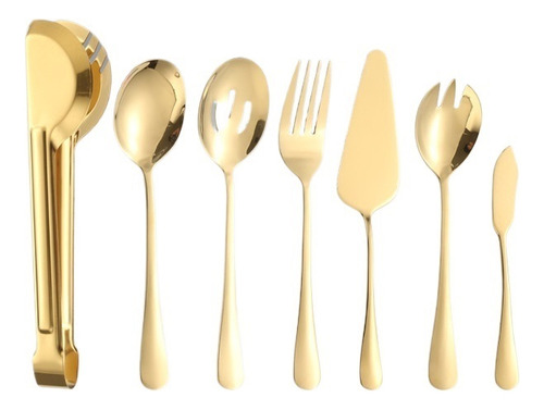 Juego De Utensilios De Servir De 7 Piezas, Juego De Servir