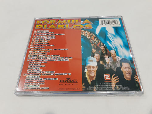 Formula Diablos, Formula Diablos - Cd 1996 España Ex 8/10 (Usado)