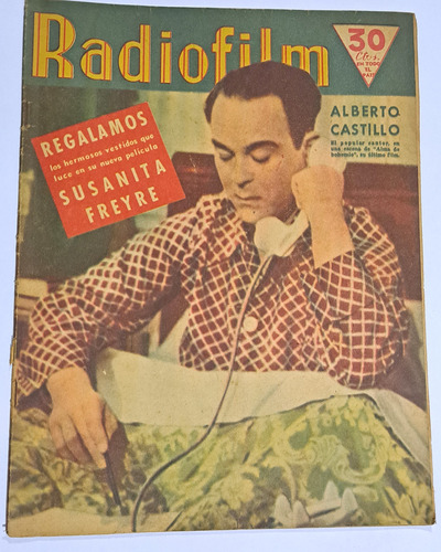 Revista / Radiofilm / Tapa Alberto Castillo / N° 211