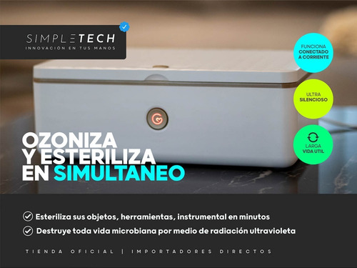 Imagen 4 de 7 de Caja Esterilizadora Luz Uv + Ozono Multifuncion Sex Toys