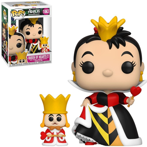 Pop! Funko Rainha De Copas Com Rei #1063 | Disney | Alice