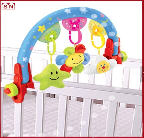 Móbile Arco Brinquedo Berço Carrinho Cercad Bebê Seguro Top